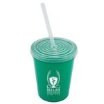 Stadium Cup with Lid and Straw - Kelly Green