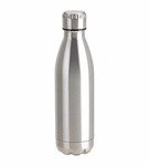 Stainless Steel Bottle Vacuum Insulated 17oz - Steel w/ Silver Cap