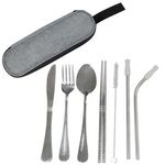 STAINLESS STEEL CUTLERY SET IN POUCH