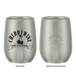 Buy Custom Printed Stainless Steel Stemless Wine Glass