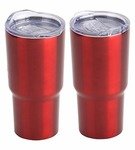 Stainless Steel Travel Tumbler Vacuum Insulated 20oz - Red
