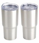 Stainless Steel Travel Tumbler Vacuum Insulated 20oz - Silver