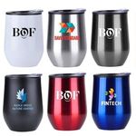 Stainless Steel Wine Tumbler - 12 oz.