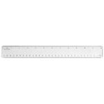 Standard 12 inch Ruler - Clear