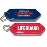 Standard Shape Vinyl-Coated Floating Key Tag-Lifeguard Tube -  