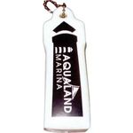 Standard Shape Vinyl-Coated Floating Key Tag - Lighthouse - White