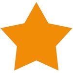 Star Mitt - Orange