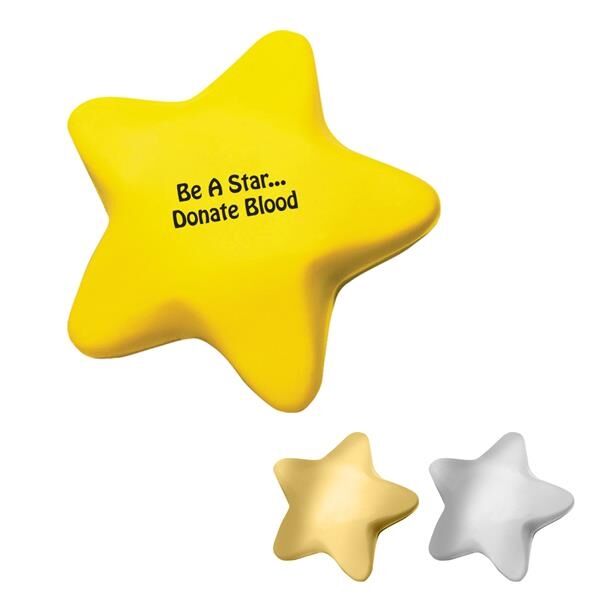 Main Product Image for Custom Printed Star Shape Stress Reliever
