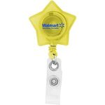 Star-Shaped Retractable Badge Holder