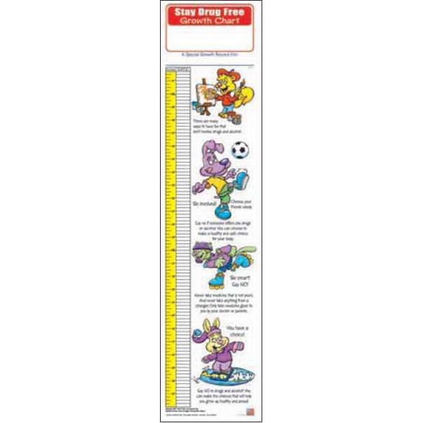 Main Product Image for Stay Drug Free Growth Chart