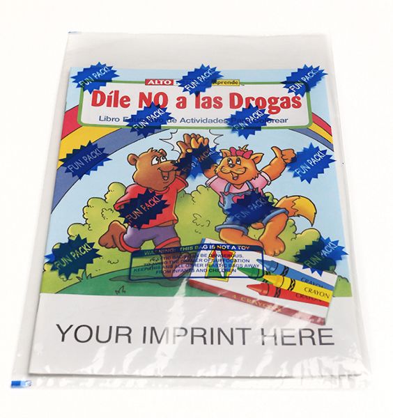 Main Product Image for Stay Drug Free Spanish Coloring Book Fun Pack USA Made