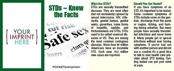 Main Product Image for Stds - Know The Facts Pocket Pamphlet