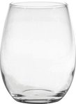 Stemless White Wine Glass - Clear
