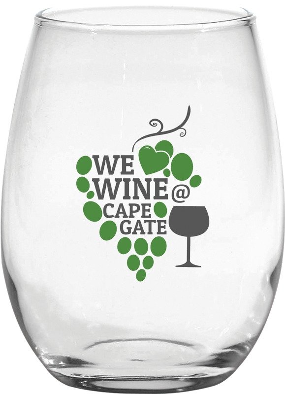 Main Product Image for Wine Glass Imprinted Stemless 15 Oz