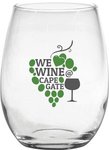 Buy Wine Glass Custom Imprinted Stemless 15 oz
