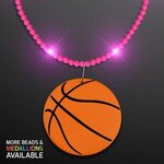 Still-Light Pink Beads with Medallion - Pink