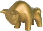 Stock Market Squeezies(R) Golden Bull Stress Reliever - Gold