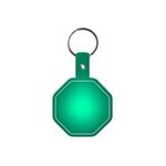 Stop Sign Flexible Key Tag - Translucent Green