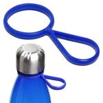 Stow N Go Silicone Bottle Ring - Medium Blue