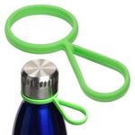 Stow N Go Silicone Bottle Ring - Medium Green