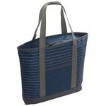 Strand Snow Canvas Tote Bag - Blue