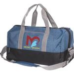 Buy Imprinted Strand  (TM) Snow Canvas Duffel Bag