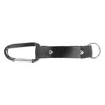 Strap Happy Keychain - Key Tag with Carabiner - Gunmetal