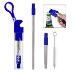 Straw Kit With Bottle Opener