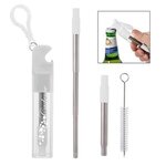 Straw Kit With Bottle Opener