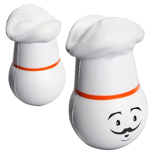 Main Product Image for Custom Printed Stress Reliever Ball With Chefs Hat