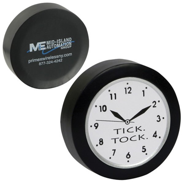 Main Product Image for Custom Printed Stress Reliever Clock