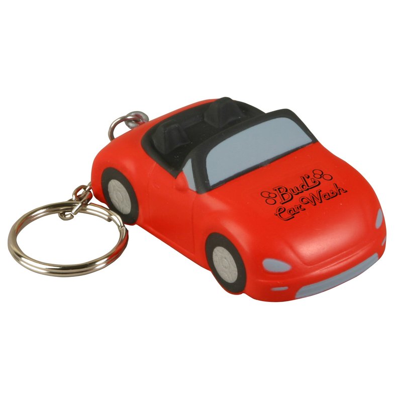Main Product Image for Custom Imprinted Stress Reliever Key Chain - Convertible Car