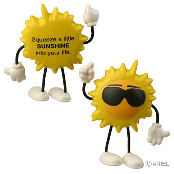 Main Product Image for Imprinted Stress Reliever Cool Sun Figure