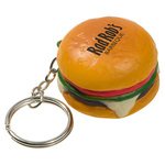 Stress Hamburger Key Chain -  