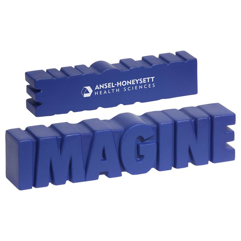 Main Product Image for Custom Printed Stress Reliever Imagine Word