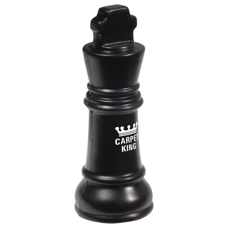 Main Product Image for Stress Reliever King Chess Piece Black