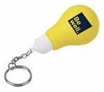 Buy Promotional Stress Reliever Key Chain - Lightbulb