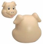 Stress Pig Funny Face - Pink