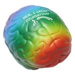 Buy Promotional Stress Reliever Brain - Rainbow Colored