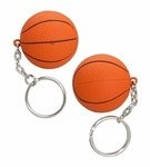Stress Reliever Basketball Key Chain - Orange