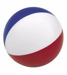 Stress Reliever Beach Ball - Red/White/Blue