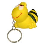 Stress Reliever Bee Key Chain -  