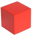 Stress Reliever Cube - Red