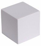 Stress Reliever Cube - White