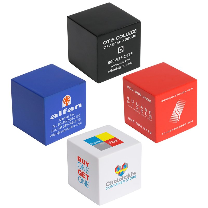 Main Product Image for Imprinted Stress Reliever Cube