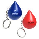 Stress Reliever Droplet Key Chain -  