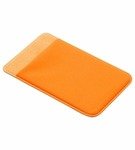 Stress Reliever Expanding Lycra Phone Wallet - Orange