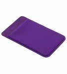 Stress Reliever Expanding Lycra Phone Wallet - Purple