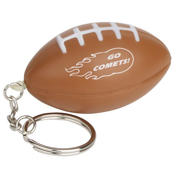 Main Product Image for Stress Reliever Key Chain Football