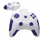 Stress Reliever Game Controller - White/Blue